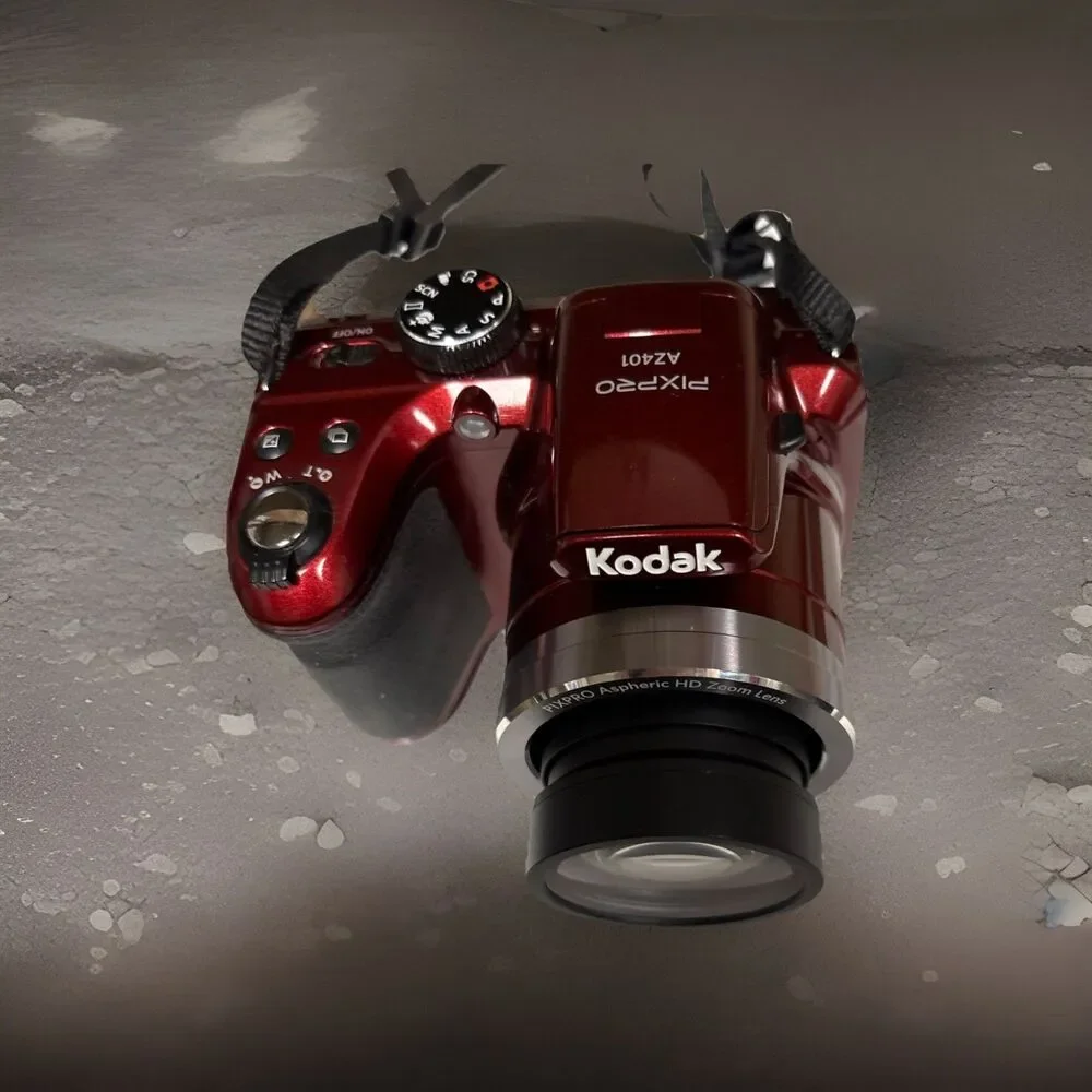 Kodak PIXPRO AZ401 Digital Camera 16MP 40X Optical Zoom Red 3in LCD HD CM